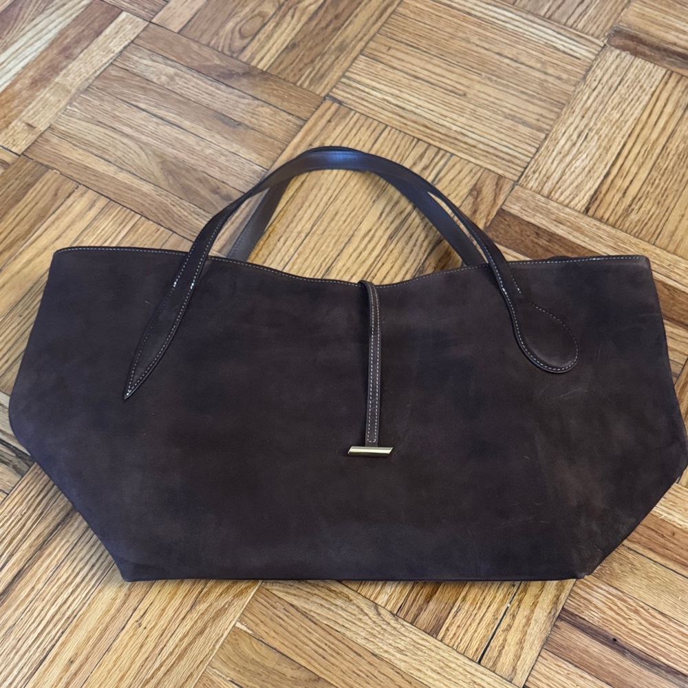 Little Liffner Penne Suede Tote Bag